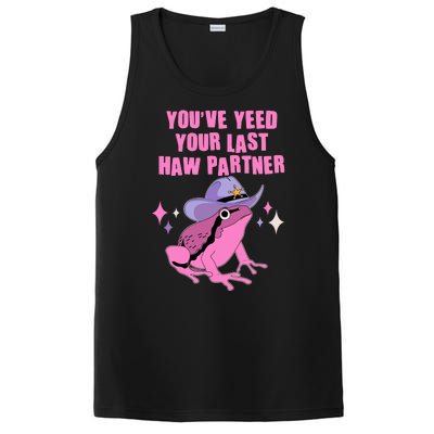 Funny Youve Yeed Your Last Haw Partner Cowboy Fog PosiCharge Competitor Tank