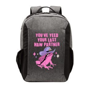 Funny Youve Yeed Your Last Haw Partner Cowboy Fog Vector Backpack