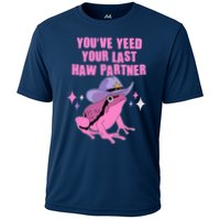 Funny Youve Yeed Your Last Haw Partner Cowboy Fog Cooling Performance Crew T-Shirt