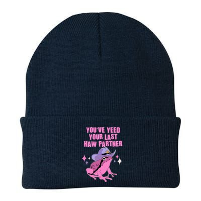Funny Youve Yeed Your Last Haw Partner Cowboy Fog Beanie