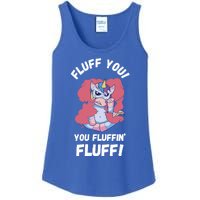 Fluff You You Fluffin' Fluff Motherfluffer Grumpy Unicorn Meaningful Gift Ladies Essential Tank