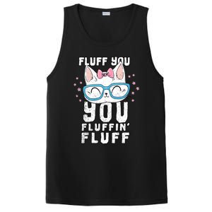 Fluff You You Fluffin Fluff Cat Gift PosiCharge Competitor Tank