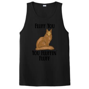 Fluff You You Fluffin Fluff Funny Cat Gift PosiCharge Competitor Tank