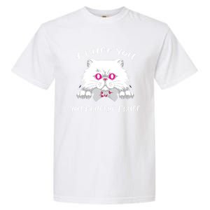 Fluff You You Fluffin' Fluff Gift Funny Cat Kitten Meaningful Gift Garment-Dyed Heavyweight T-Shirt