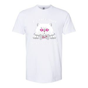 Fluff You You Fluffin' Fluff Gift Funny Cat Kitten Meaningful Gift Softstyle CVC T-Shirt