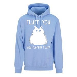 Fluff You You Fluffin' Fluff Funny Cat Kitten Unisex Surf Hoodie