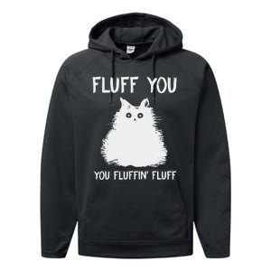 Fluff You  You Fluff In Performance Fleece Hoodie