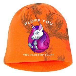 Fluff You You Fluffin' Fluff Gift Unicorn Gift Kati - Camo Knit Beanie