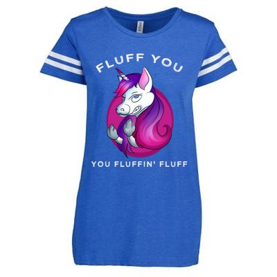 Fluff You You Fluffin' Fluff Gift Unicorn Gift Enza Ladies Jersey Football T-Shirt