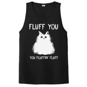 Fluff You You Fluffin Fluff Funny Cat Kittens PosiCharge Competitor Tank