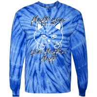 Fluff You You Fluffin Fluff Cat Flipping Off Meaningful Gift Tie-Dye Long Sleeve Shirt