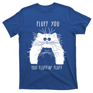 Fluff You You Fluffin' Fluff Cat Funny Cat Lover Funny Gift T-Shirt