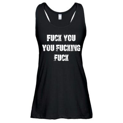 Fuck You You Fucking Fuck Ladies Essential Flowy Tank