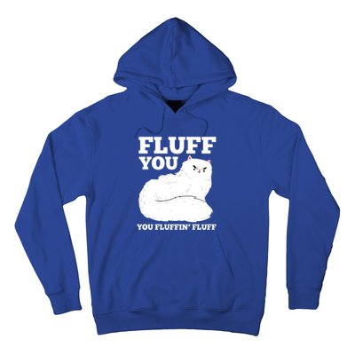 Fluff You You Fluffin' Fluff Cat Lover Gift Hoodie