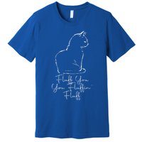 Fluff You You Fluffin' Fluff Cat Owner Kitten Funny Gift Premium T-Shirt