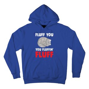 Fluff You You Fluffin' Fluff Funny Cat Kitten Lovers Pet Cat Gift Hoodie