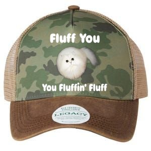 Fluff You You Fluffin' Fluff Funny Cat Kitten Meaningful Gift Legacy Tie Dye Trucker Hat