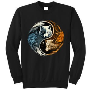 Fun Yin Yang Wolf Yin Yang Sweatshirt