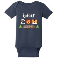 Future Zookeeper Animal Lover Safari Trip Zoo Keeper Costume Baby Bodysuit