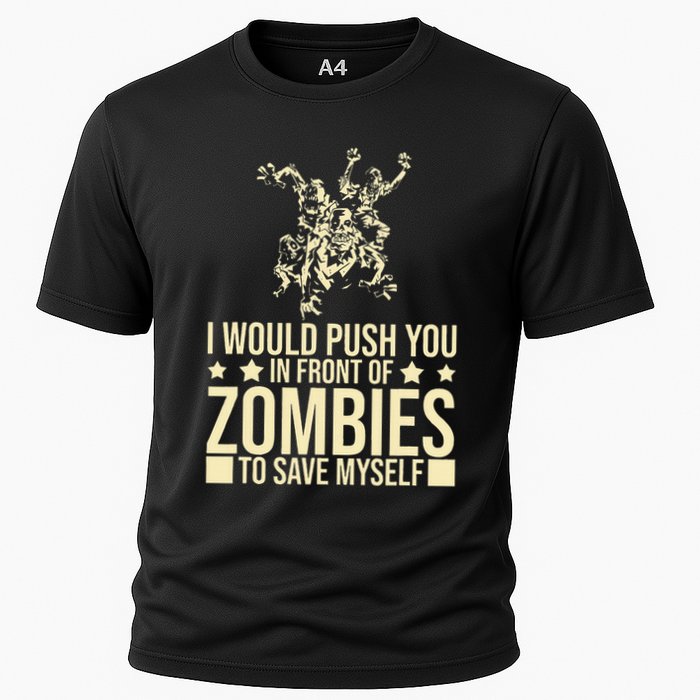 Funny Zombie Apocalypse Survivor Living Dead Zombies Cooling Performance Crew T-Shirt