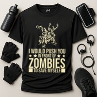 Funny Zombie Apocalypse Survivor Living Dead Zombies Cooling Performance Crew T-Shirt