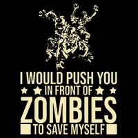 Funny Zombie Apocalypse Survivor Living Dead Zombies Cooling Performance Crew T-Shirt