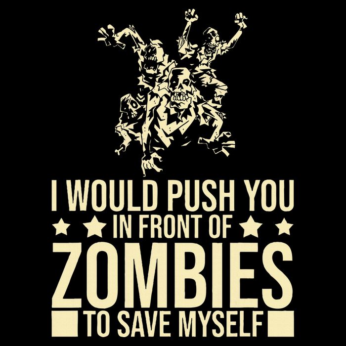 Funny Zombie Apocalypse Survivor Living Dead Zombies Cooling Performance Crew T-Shirt