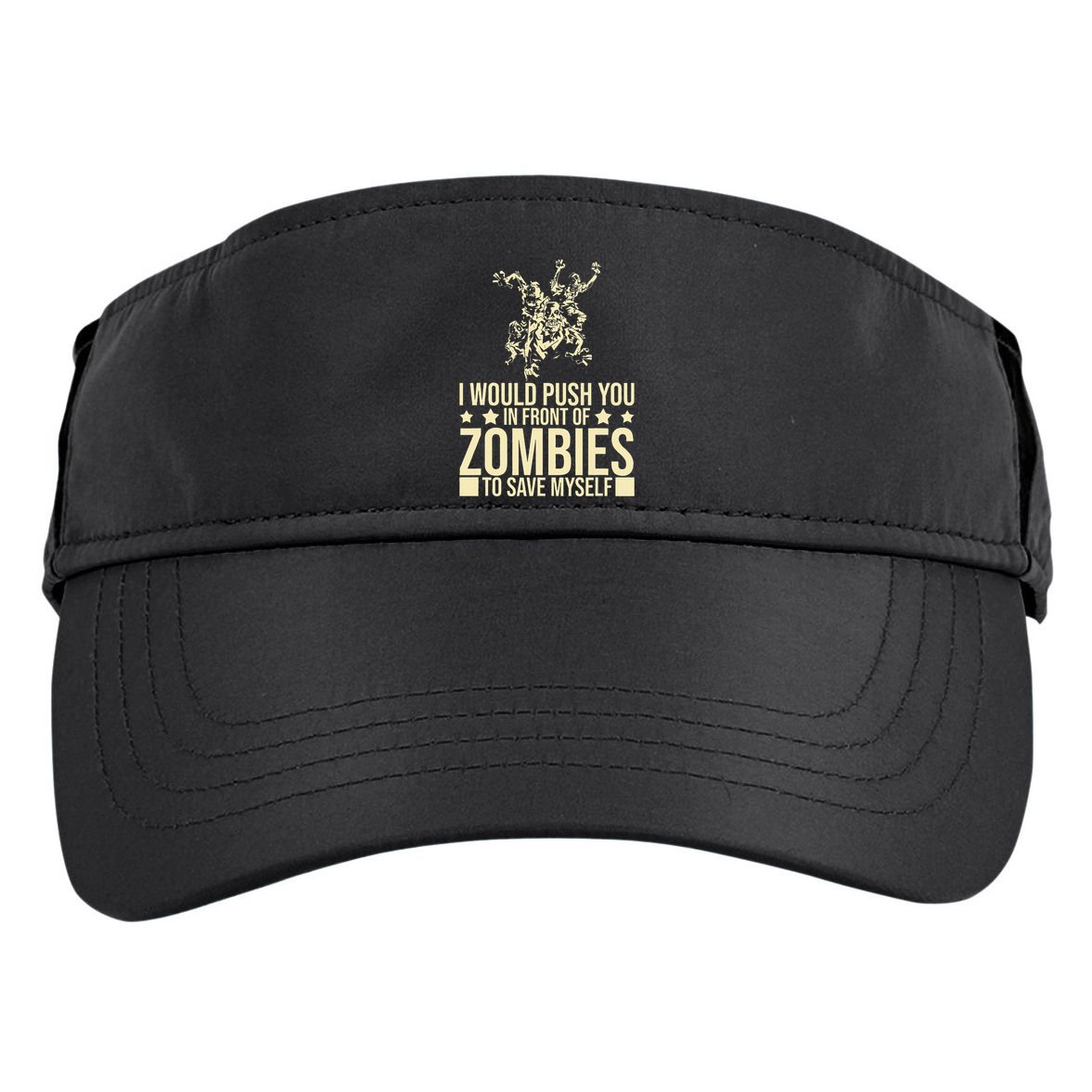 Funny Zombie Apocalypse Survivor Living Dead Zombies Adult Drive Performance Visor