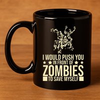 Funny Zombie Apocalypse Survivor Living Dead Zombies 11oz C Handle Ceramic Mug