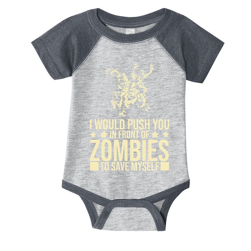 Funny Zombie Apocalypse Survivor Living Dead Zombies Infant Baby Jersey Bodysuit