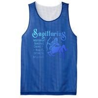 Funny Zodiac Astrology Sagittarius Horoscope Gift Mesh Reversible Basketball Jersey Tank