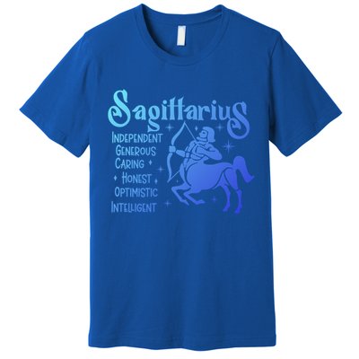 Funny Zodiac Astrology Sagittarius Horoscope Gift Premium T-Shirt