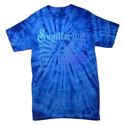 Funny Zodiac Astrology Sagittarius Horoscope Gift Tie-Dye T-Shirt