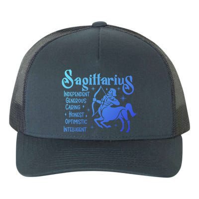 Funny Zodiac Astrology Sagittarius Horoscope Gift Yupoong Adult 5-Panel Trucker Hat