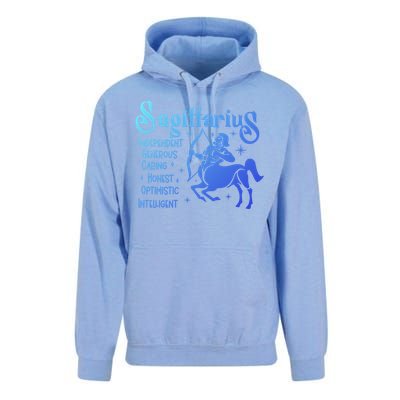 Funny Zodiac Astrology Sagittarius Horoscope Gift Unisex Surf Hoodie