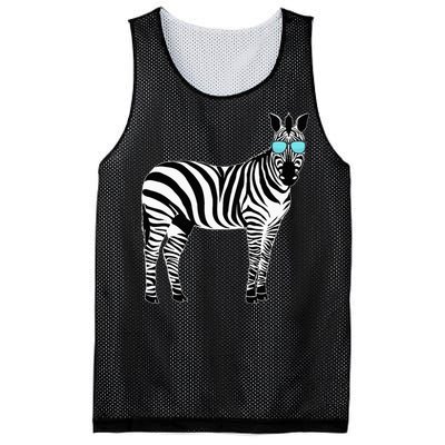 Funny Zoo Animal Africa Gift Zebra Mesh Reversible Basketball Jersey Tank