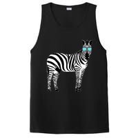 Funny Zoo Animal Africa Gift Zebra PosiCharge Competitor Tank