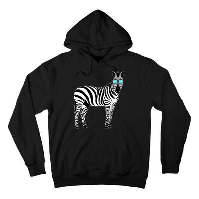 Funny Zoo Animal Africa Gift Zebra Tall Hoodie