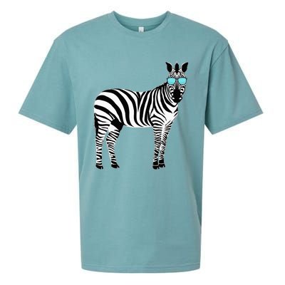 Funny Zoo Animal Africa Gift Zebra Sueded Cloud Jersey T-Shirt