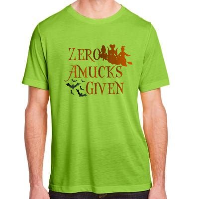 Funny Zero Amucks Given Cute Amuck With Bat Halloween Witch Adult ChromaSoft Performance T-Shirt