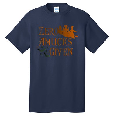 Funny Zero Amucks Given Cute Amuck With Bat Halloween Witch Tall T-Shirt