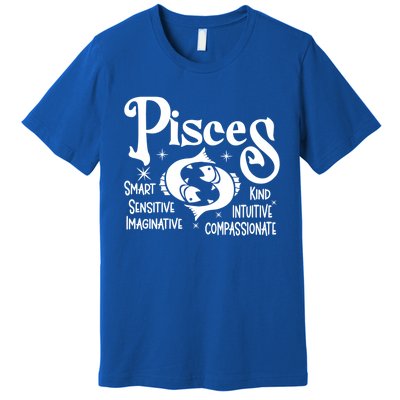 Funny Zodiac Astrology Pisces Horoscope Cute Gift Premium T-Shirt