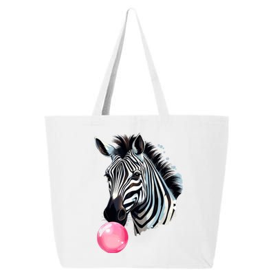 Funny Zebra Bubblegum 25L Jumbo Tote