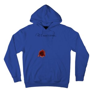 Funny Zombie Bite Halloween Bitten Injury Funny Funny Hoodie