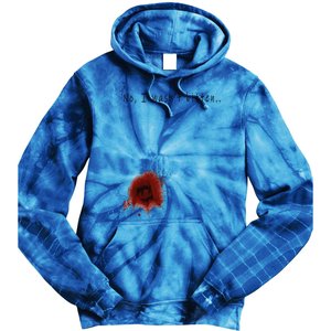 Funny Zombie Bite Halloween Bitten Injury Funny Funny Tie Dye Hoodie