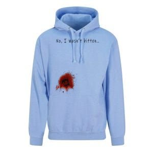 Funny Zombie Bite Halloween Bitten Injury Funny Funny Unisex Surf Hoodie