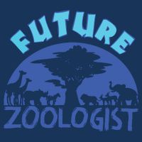 Future Zoologist Cute Zoology Students Funny Zoo Keeper Gift 7 Panel Mesh Trucker Snapback Hat