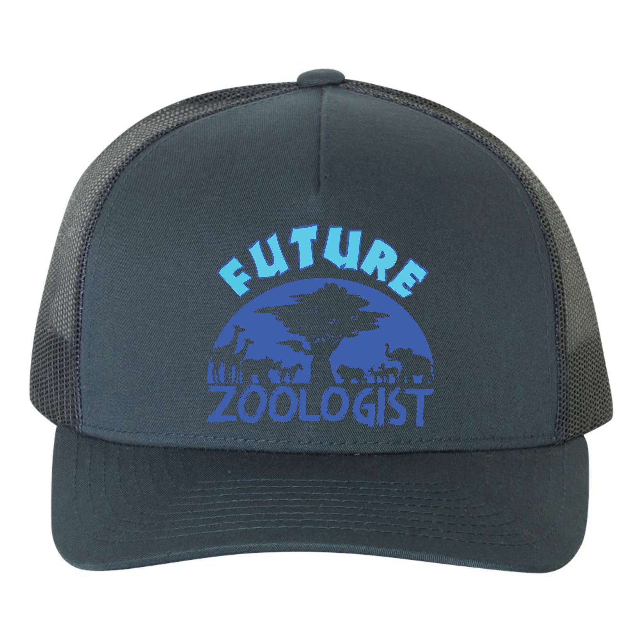 Future Zoologist Cute Zoology Students Funny Zoo Keeper Gift Yupoong Adult 5-Panel Trucker Hat