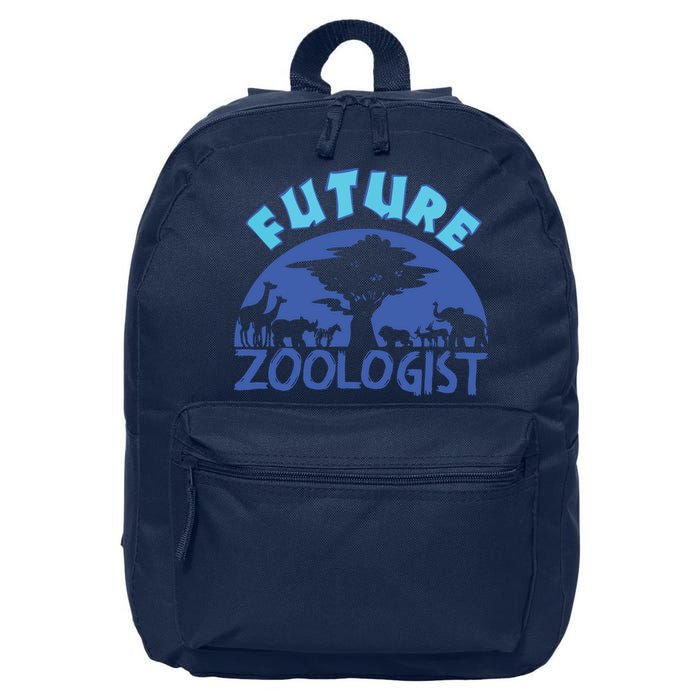 Future Zoologist Cute Zoology Students Funny Zoo Keeper Gift 16 in Basic Backpack