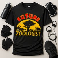 Future Zoologist Cute Zoology Students Funny Zoo Keeper Gift Cooling Performance Crew T-Shirt